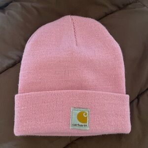 Girls Pink Carhartt beanie